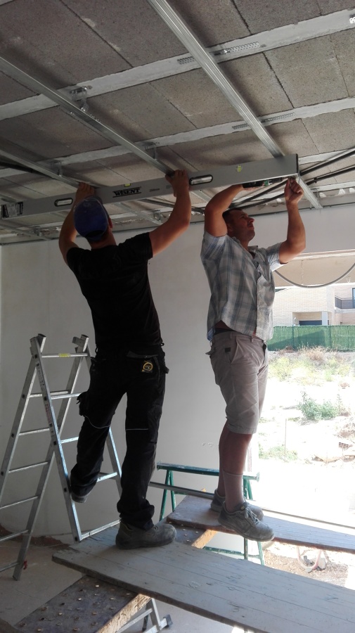 Montaje perfiles de pladur