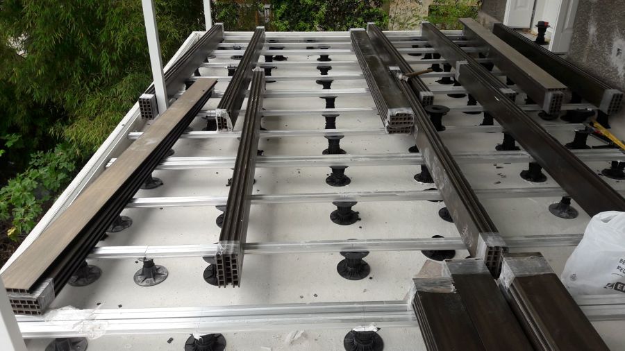 Montaje suelo PVC Exterior