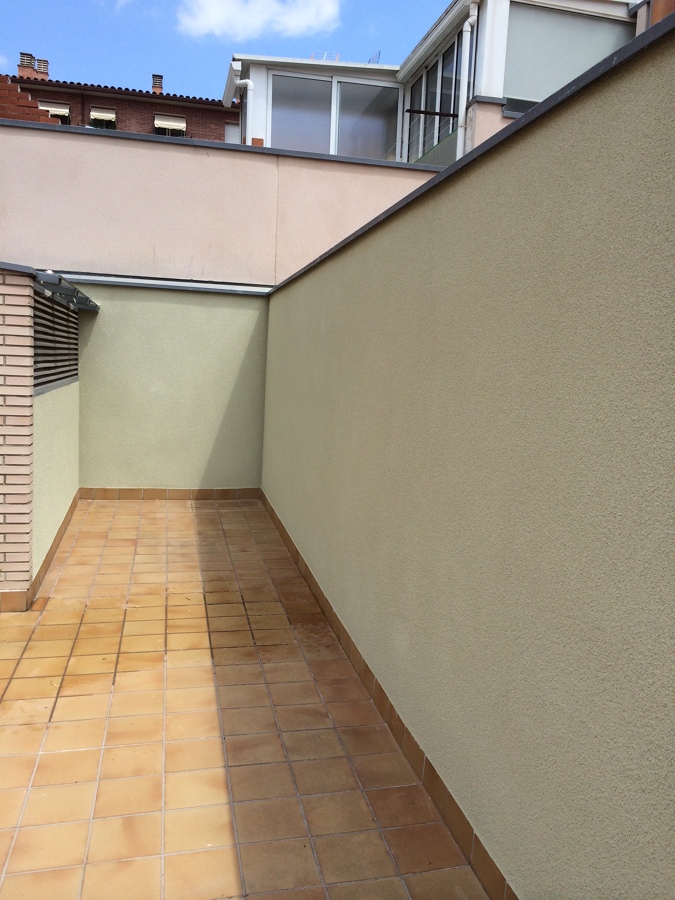 Mortero proyectado patio de luces