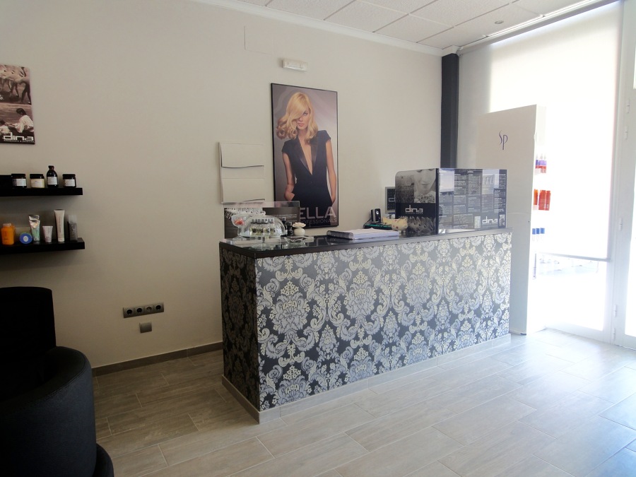 Mostrador de entrada.