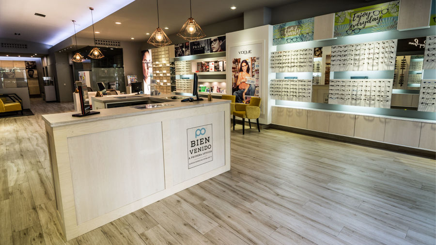 mostrador y expositores