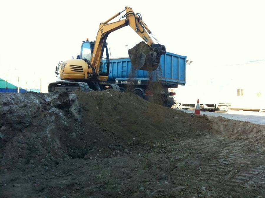Movimiento de tierras.