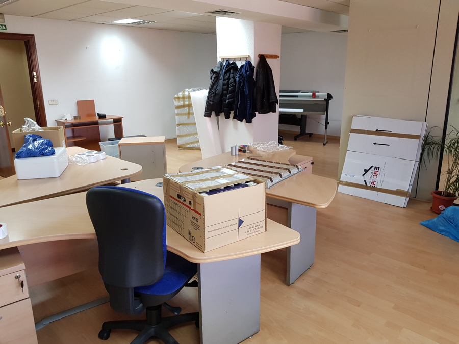 MUDANZA OFICINA MADRID