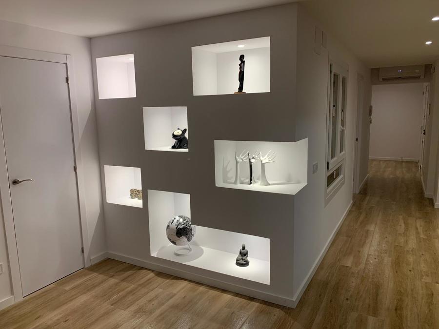 Mueble a medida de ángulo comedor