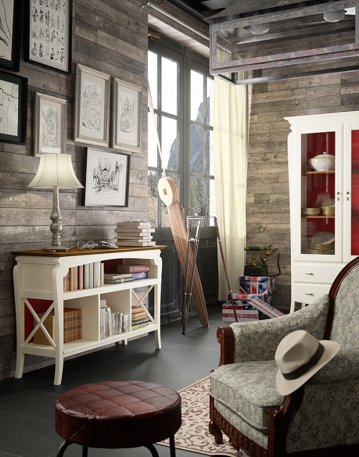 Mueble auxiliar/ separador de ambientes.