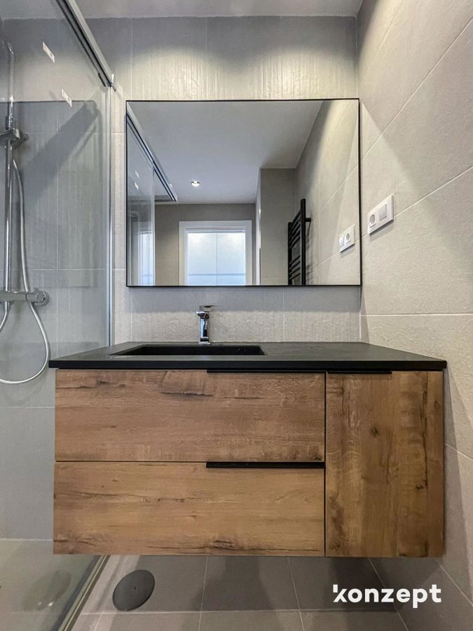 mueble baño madera