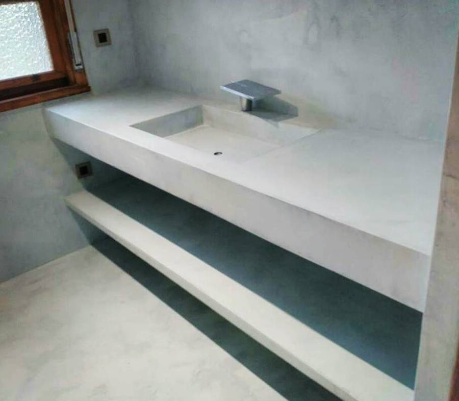 Mueble con lavabo integrado