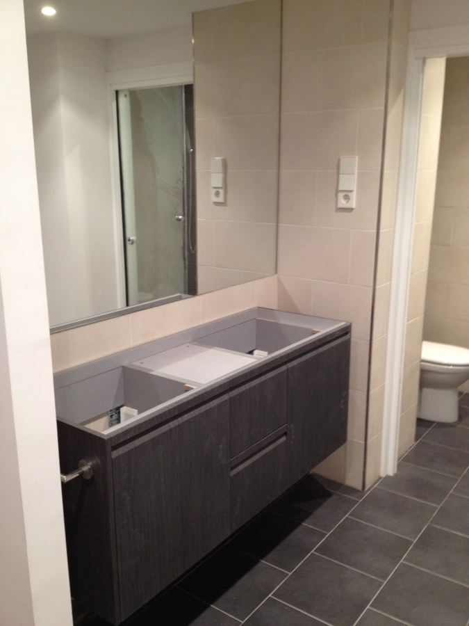 Mueble de lavabo fabricado a medida