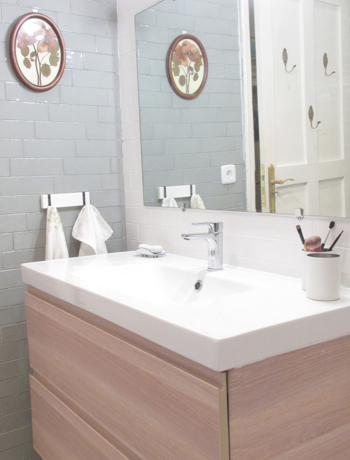 Mueble lavabo dos cajones