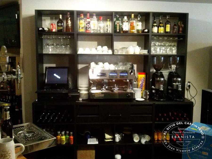 Mueble para cafetería