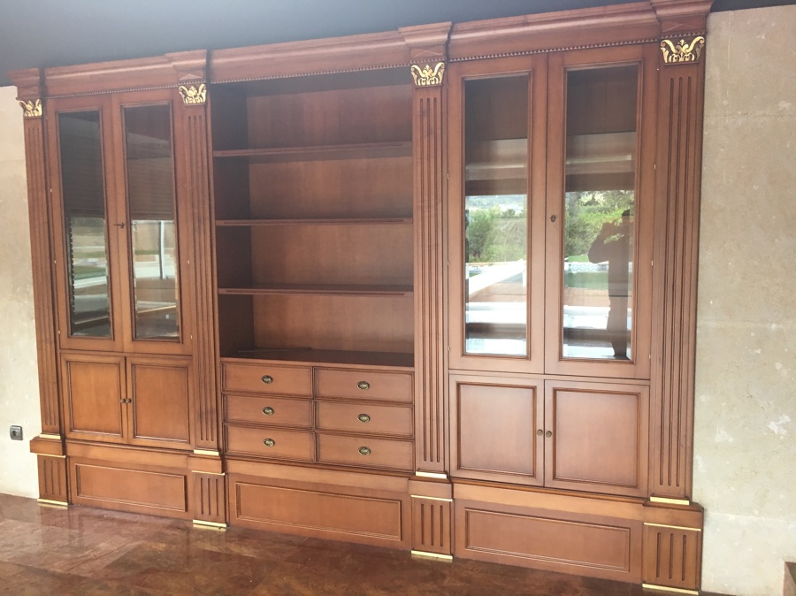 mueble salon antes de lacar