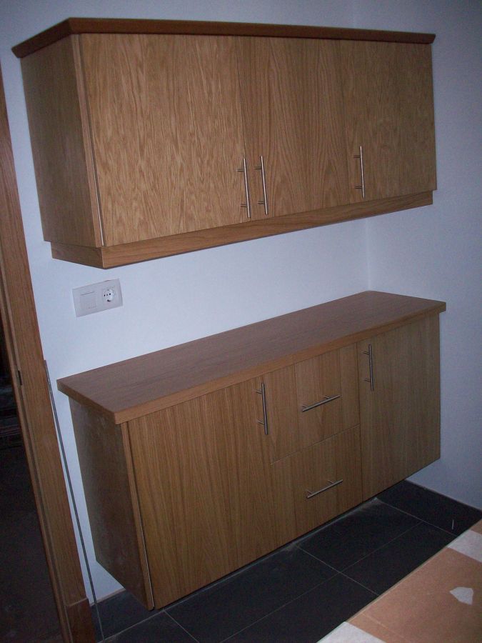 Muebles cocina rechapado de roble