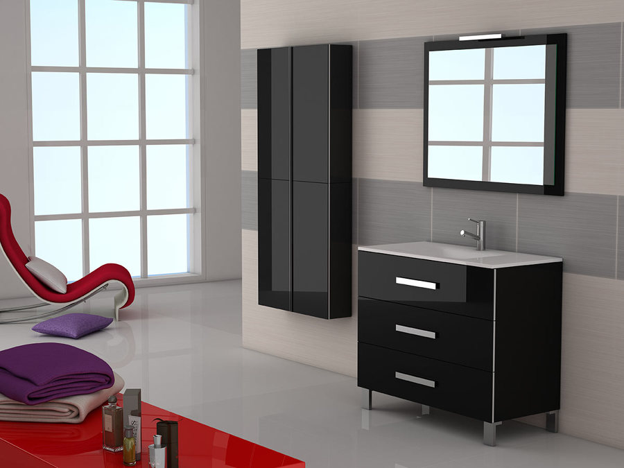 Muebles de baño con patas