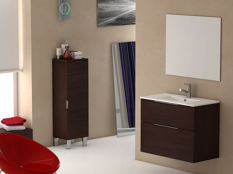 Muebles de baño con puertas y cajones