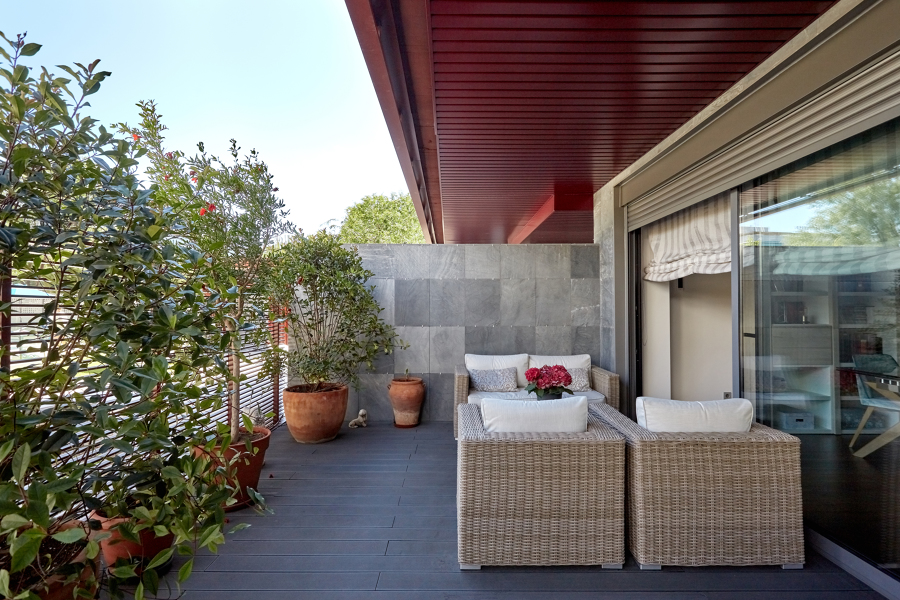 Muebles de médula para la terraza