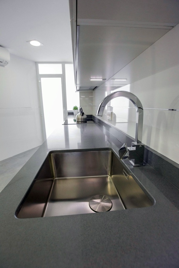 Muebles lacados blanco brillo