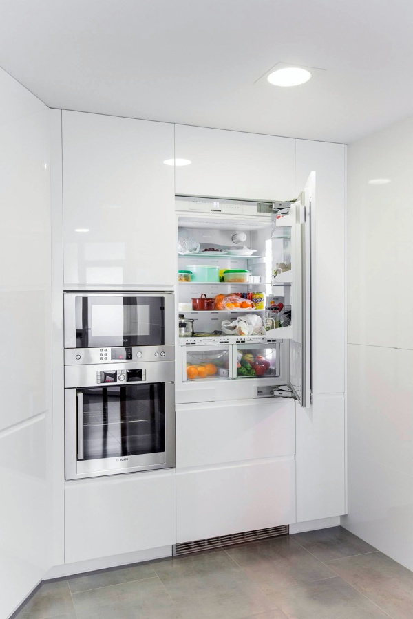 Muebles lacados blanco brillo