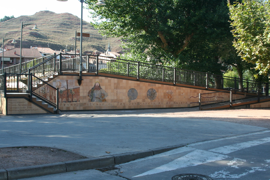 Mural conmemorativo Rey D. García el de Nájera.
