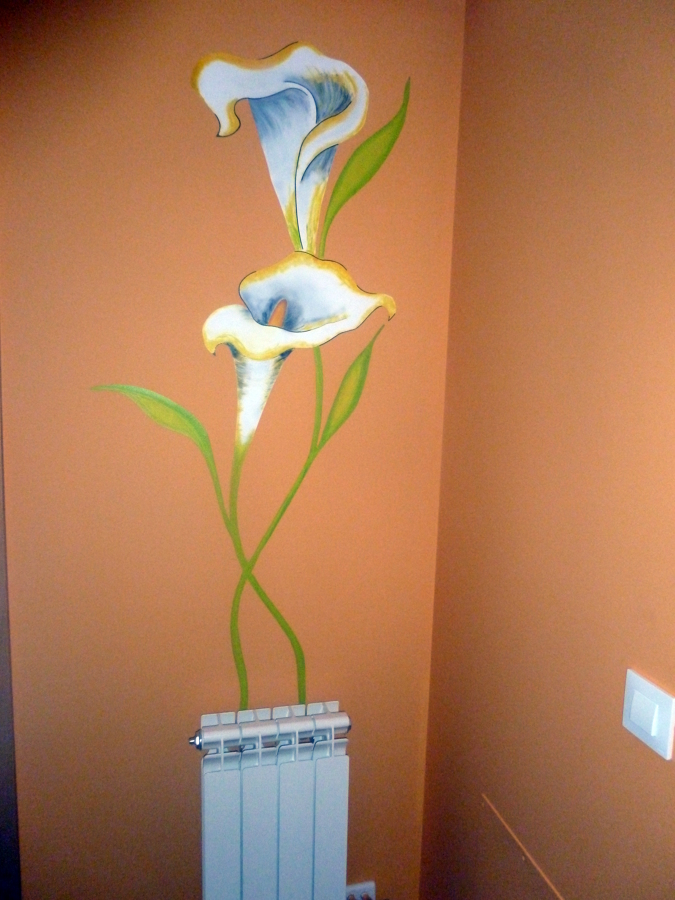 Mural de calas para hall