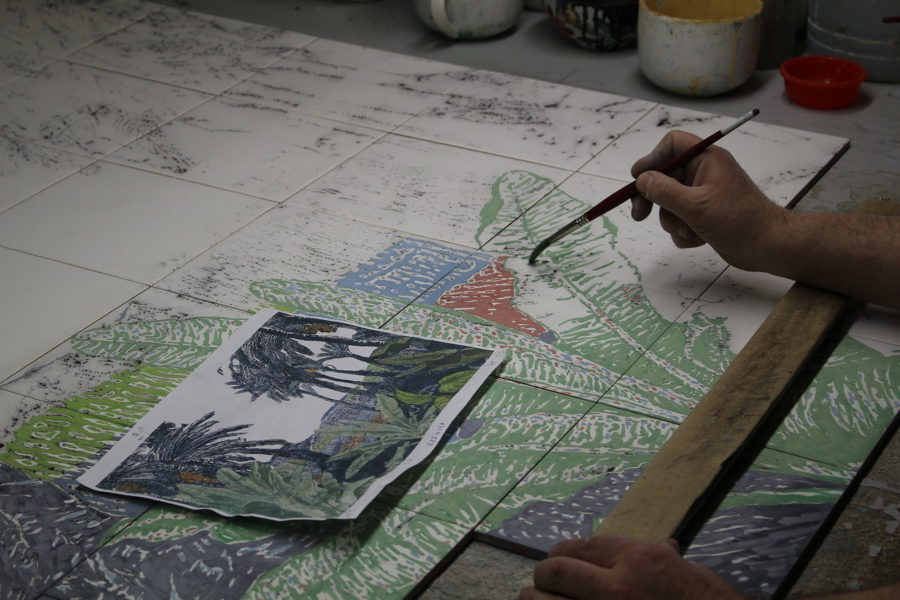 Mural para Nuxe Spa en Villa Duflot ****