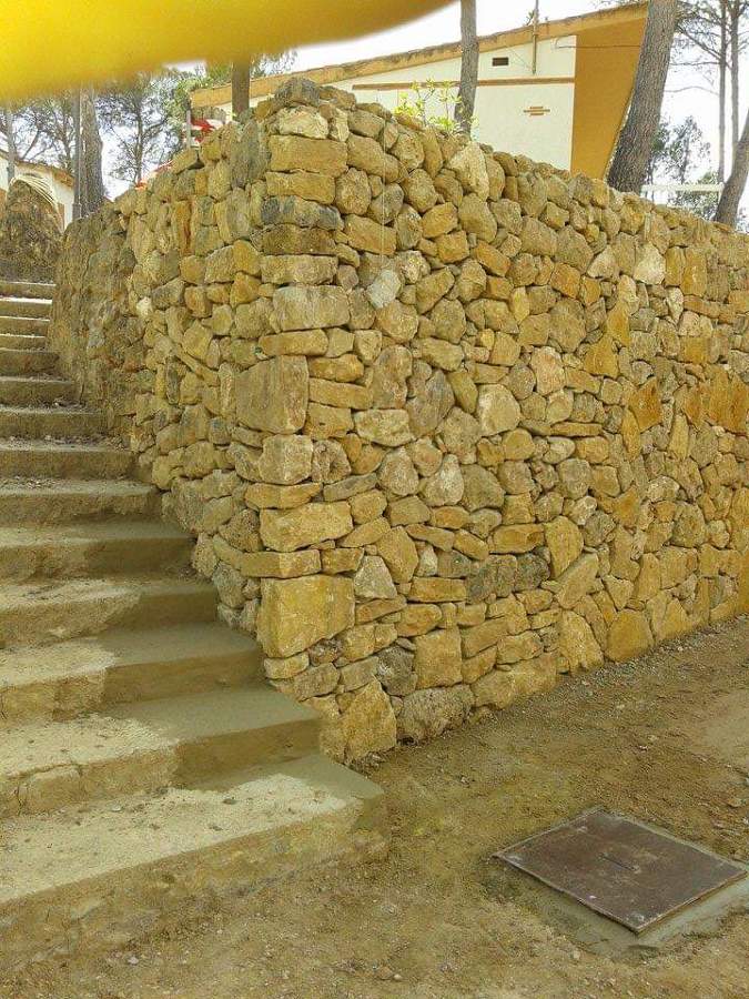 MURO CONTENCIÓN PIEDRA NATURAL