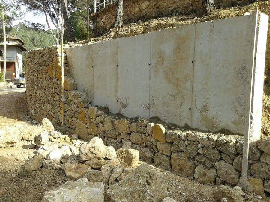 MURO CONTENCIÓN PIEDRA NATURAL