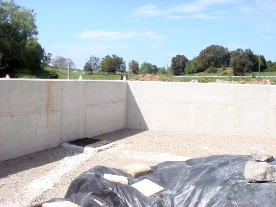 muro contencion visto