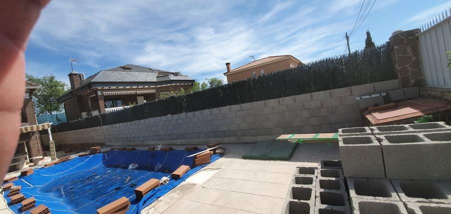 MURO DE BLOQUE DE HORMIGON VISTO