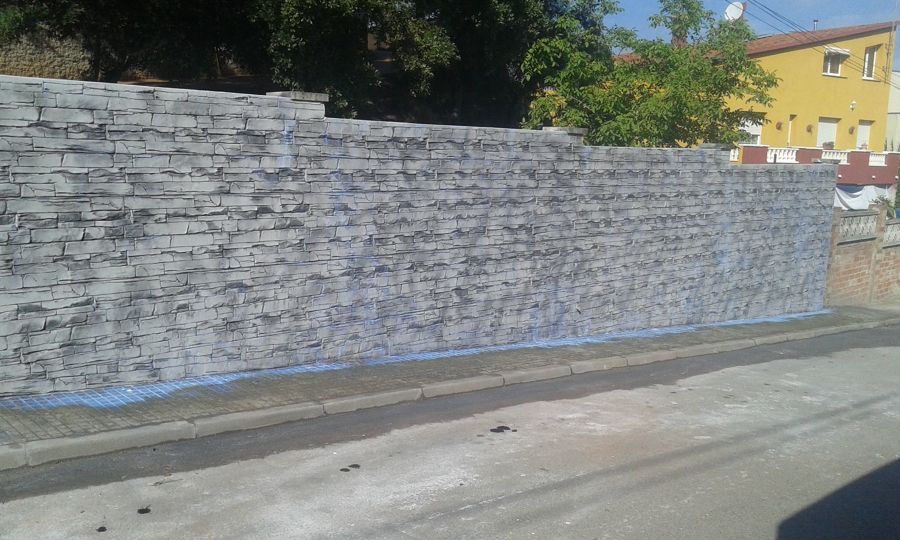 muro hormigon vertical