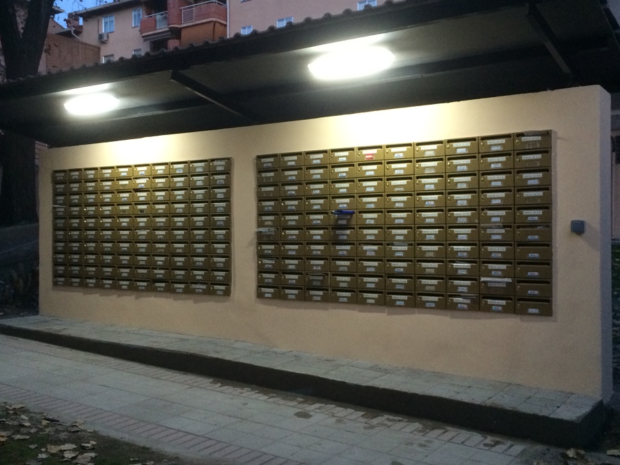 Muro para buzones