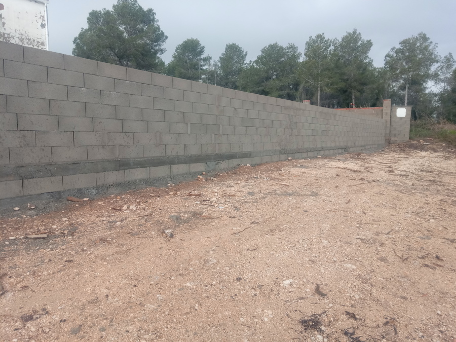 Muros terminado.