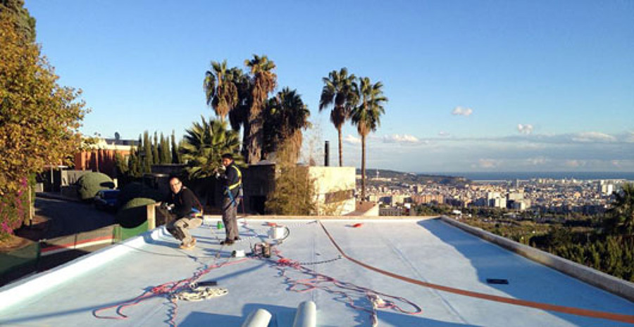 Obra - Vista desde la cubierta