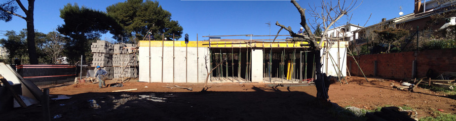 Obras - Alzado estructura