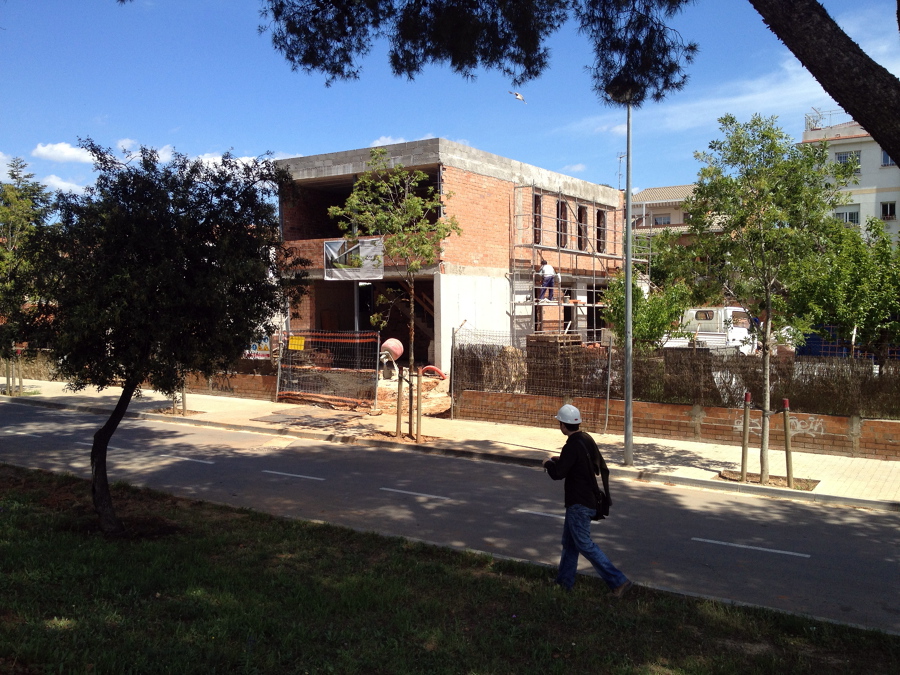 Obras - Vista desde la calle