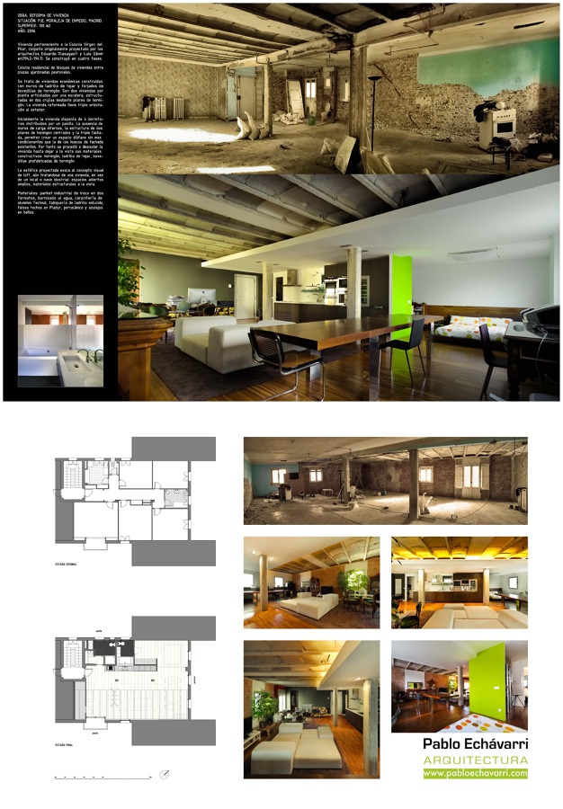 Ficha proyecto reforma loft 100m2