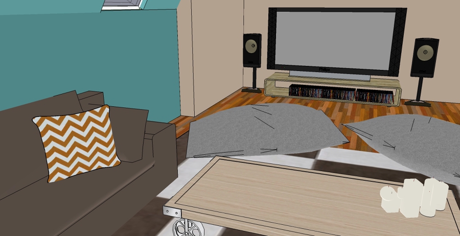 Propuesta para la decoración de la buhardilla