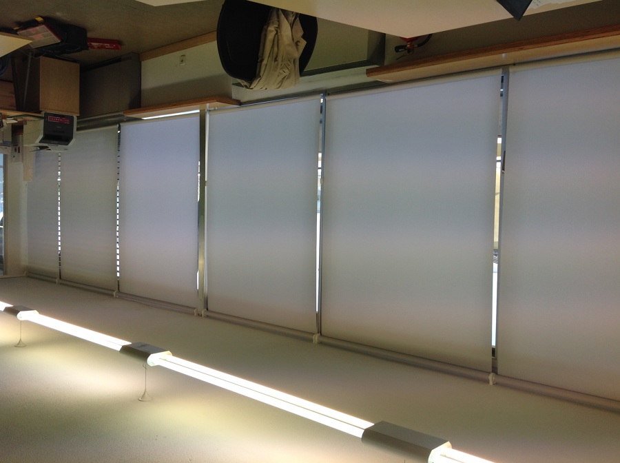 Cortinas enrollables en Oficina
