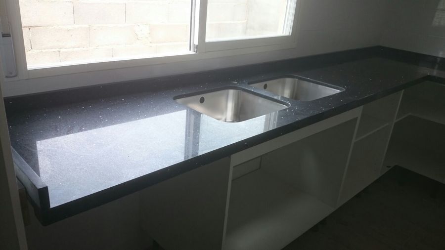 Negro Stelar Quartz By Bellamonte