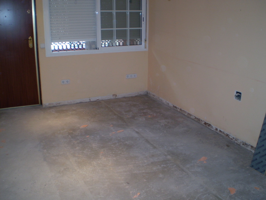 Nivelación de suelo de recibidor