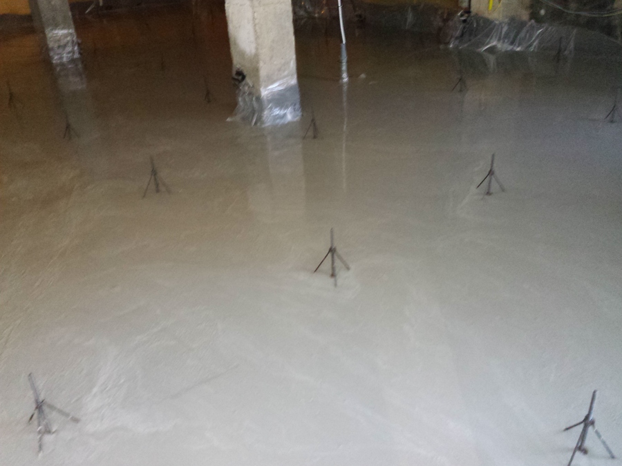 Nivelación hormigón suelo