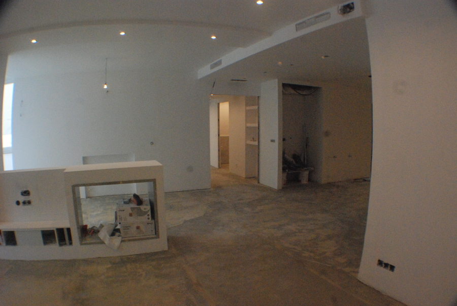 nivelado de solera previo a tarima vinilica