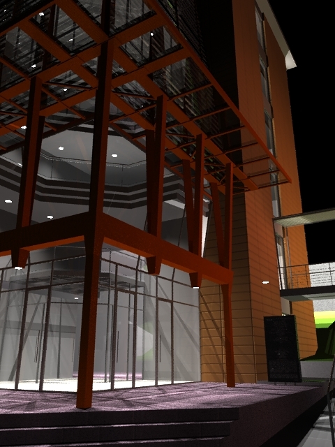 Nocturna vestíbulo 3D