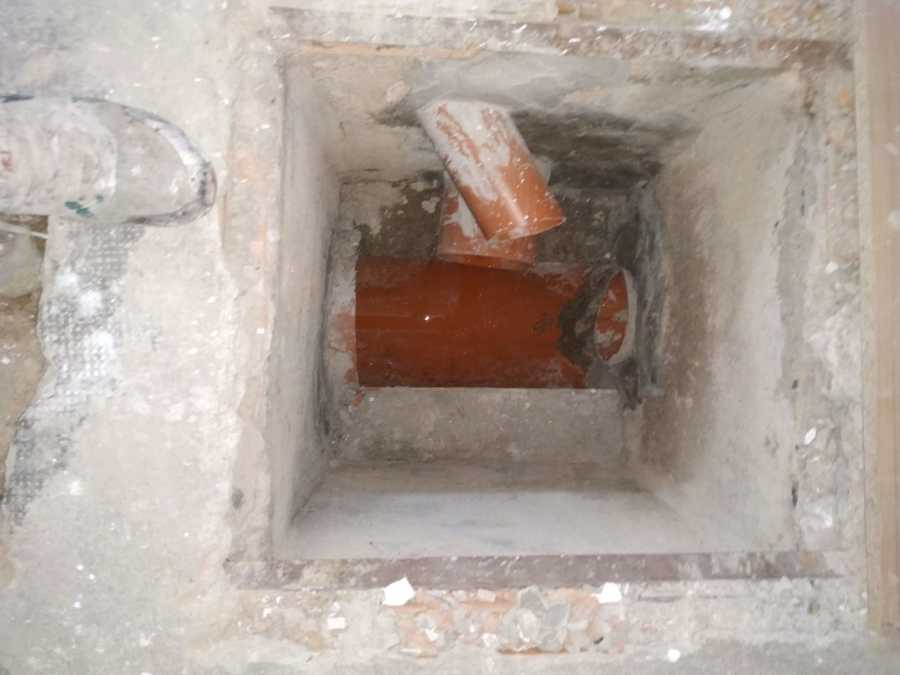 nueva colocación de tubos para su perfecto desague a la nueva canalización