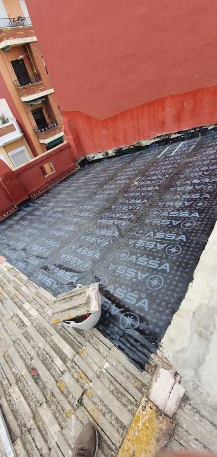 Nueva impermeabilización de la cubierta