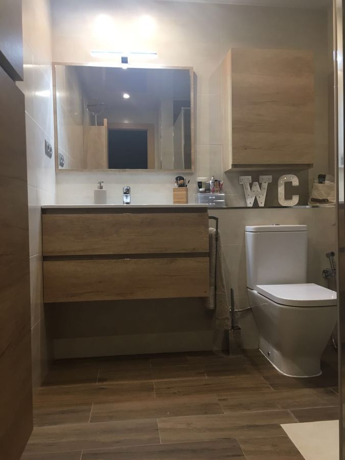 Nueva ubicación sanitario + pica + mueble