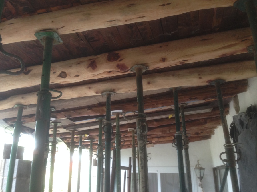 Nuevas vigas puestas