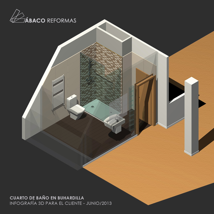 Nuevo cuarto de baño en buhardilla