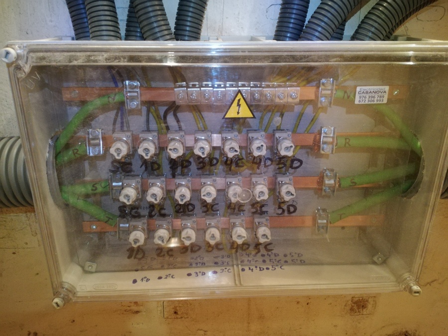 Nuevo embarrado / Caja de fusibles