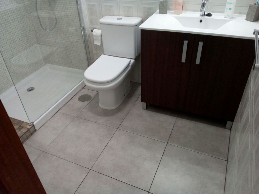 Nuevo mueble y lavabo.