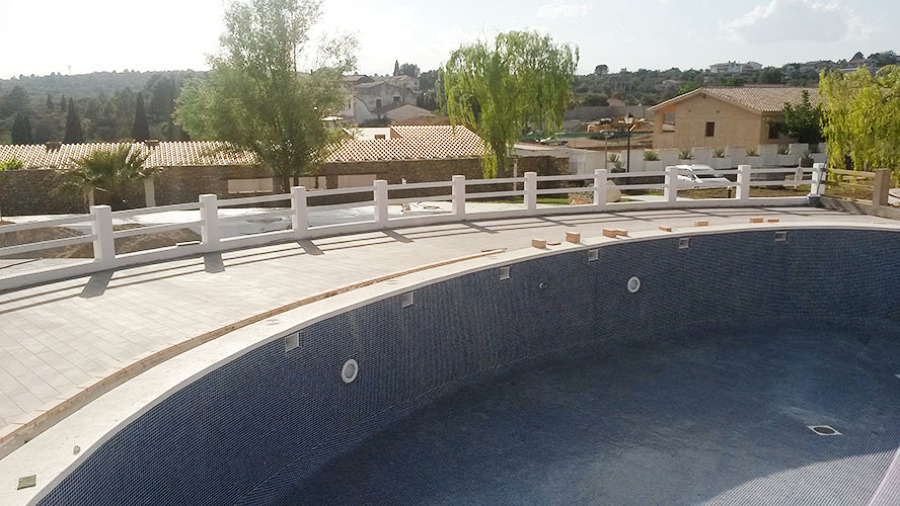 Obra Construcción Piscina doble vaso